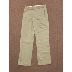 Dickies 874 Pants Mens 30x32 Original Fit Tan Flat Straight Work Pants